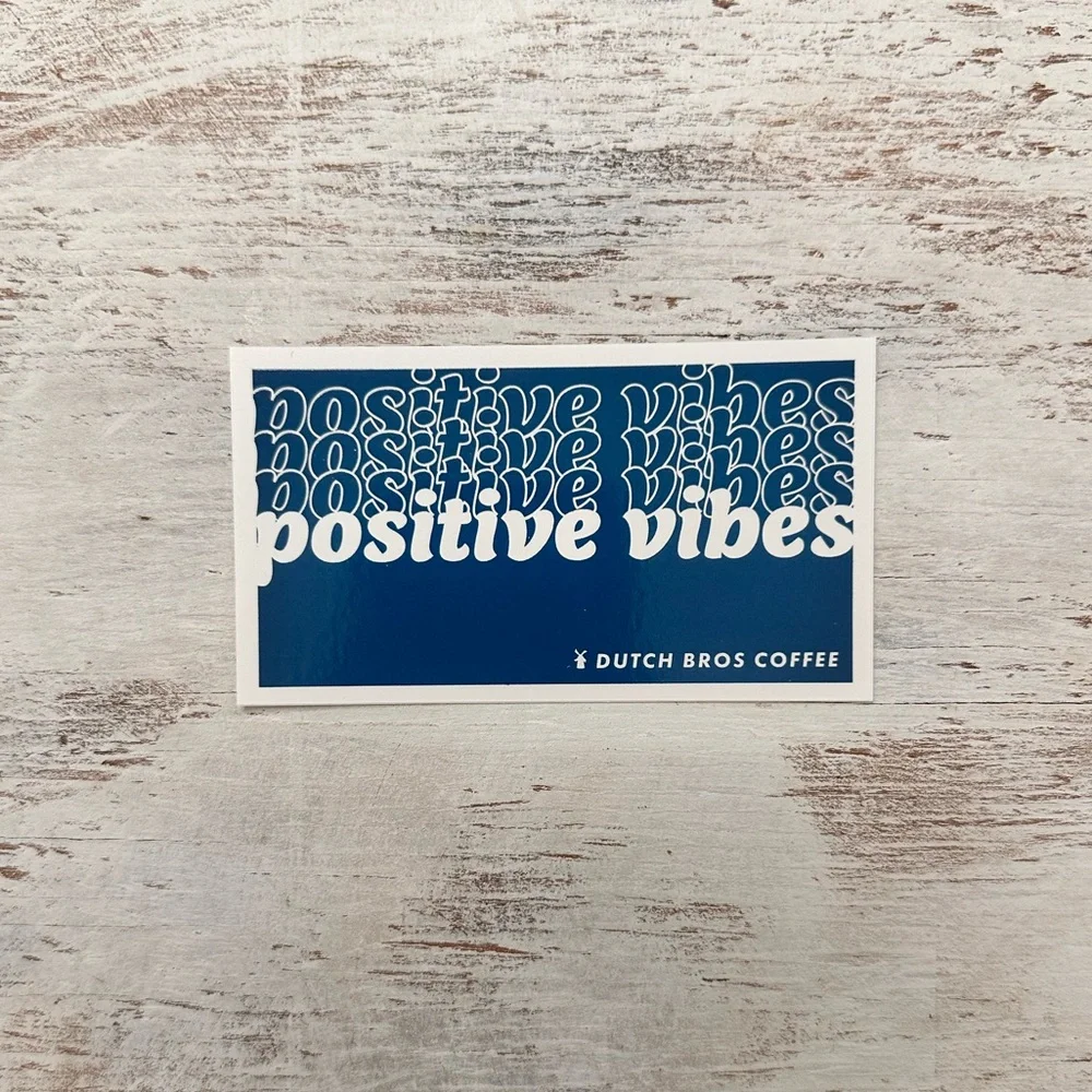 Positive Vibes DB Sticker